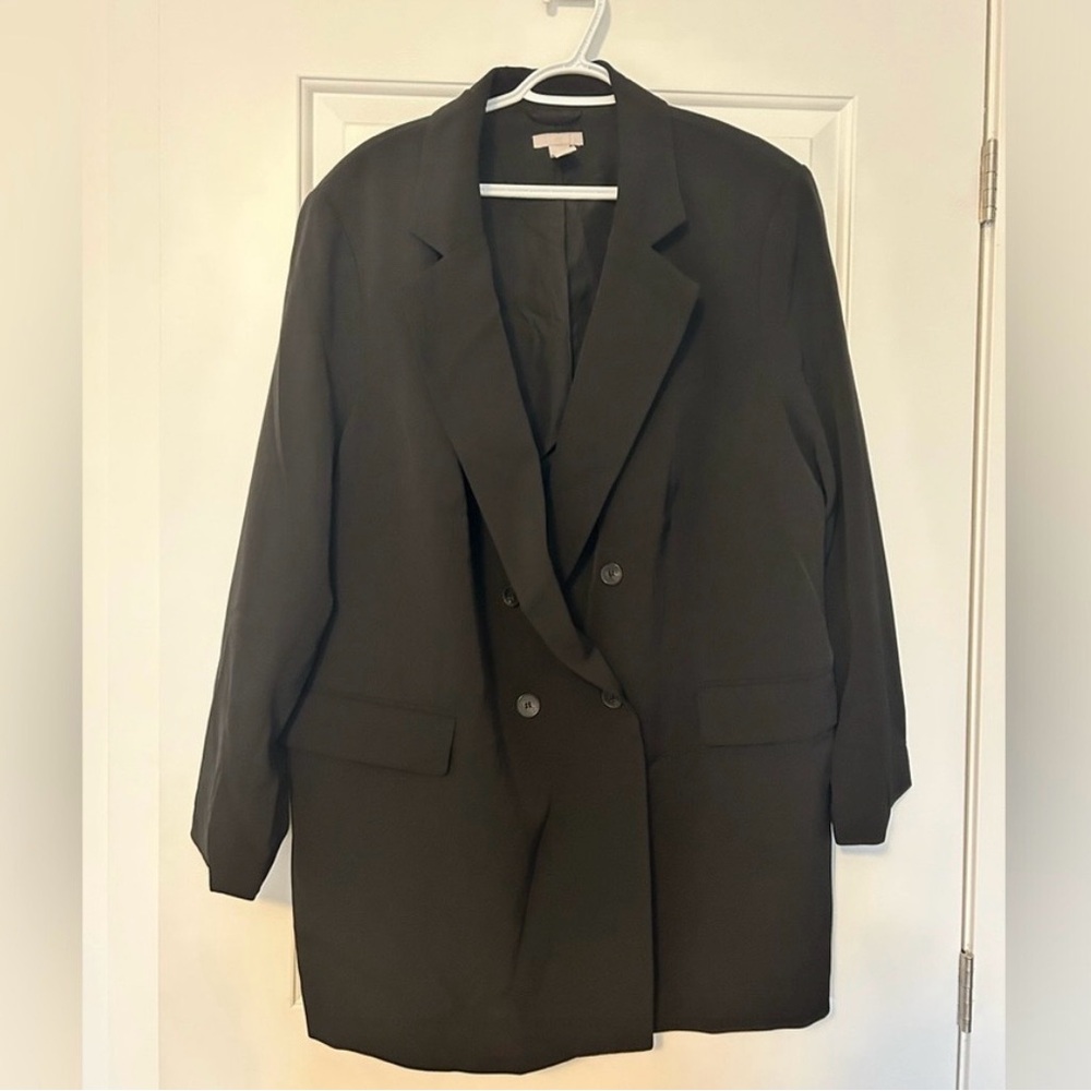 Women's Black double breasted Blazer